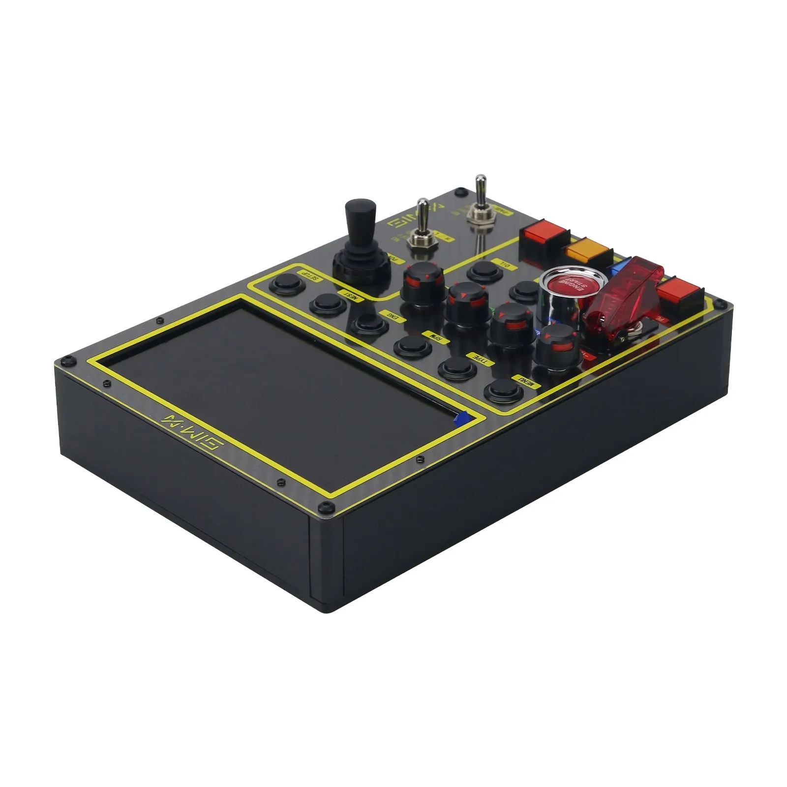 SIMX Sim Racing Button Box Nuovo schermo secondario per PC simulatore con LCD da 7 pollici per Simagic Fanatec
