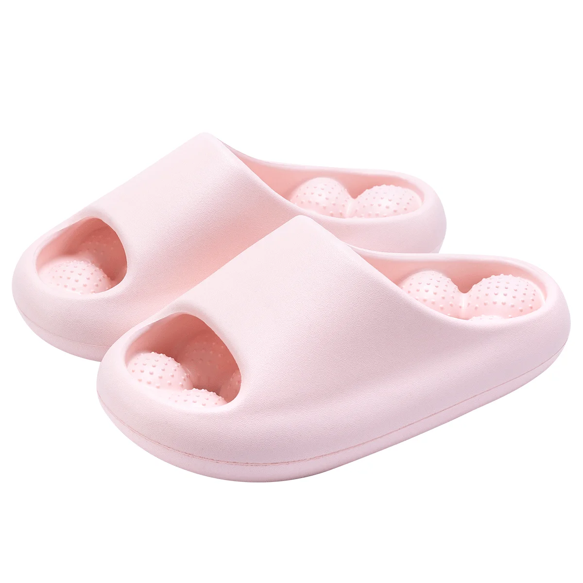 EVA Unisex Bathroom Slippers Water Leakage Massaging Indoor Slippers Comfortable Breathable Casual Slippers image 5