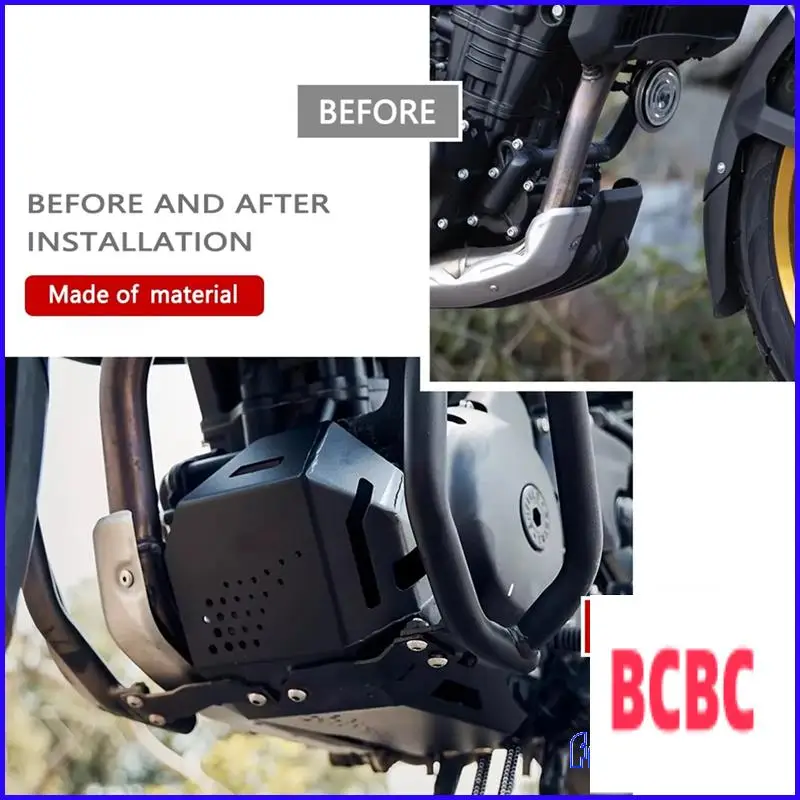 BB-For الهيمالايا 450 2024 محرك دراجة نارية غطاء للحماية الهيكل تحت الحرس لوحة التزلج هيكل المحرك غطاء حماية