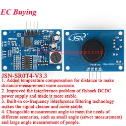 Waterproof Ultrasonic Module JSN-SR04T 3.0 JSN SR04T 3.3 Water Proof Integrated Distance Measuring Transducer Sensor for Arduino