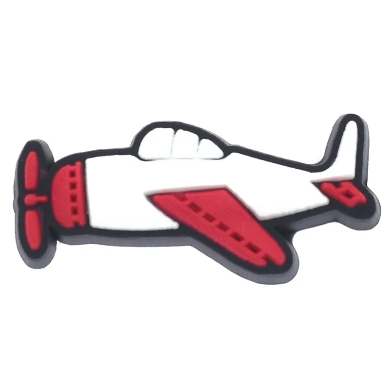 Aircraft Shoe Charms For Crocs 1pcs Pins Plane Decoration Jeans Women Sandals Buckle Kids Favors Men Badges Shoes Accessories