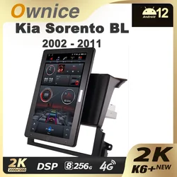 Ownice K6+ 2K for Kia Sorento BL 2002 - 2011 Car Radio Multimedia Video Player Navigation Stereo GPS Android12 No 2din 2 Din DVD