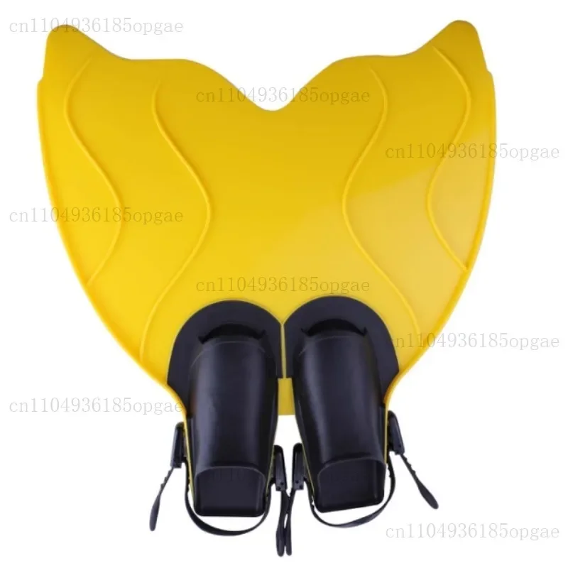 Single Webbed Free Diving Snorkeling Equipment Adult Silicone 30 To 40 Sizes