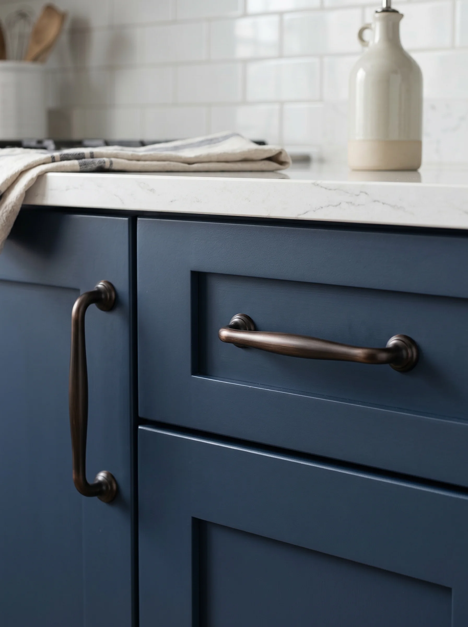 Goo-Ki Oil Rubbed Bronze Cabinet Bar Pulls Vintage Drawer Handles Closet Classic Retro Home Kitchen Improvement Hardware