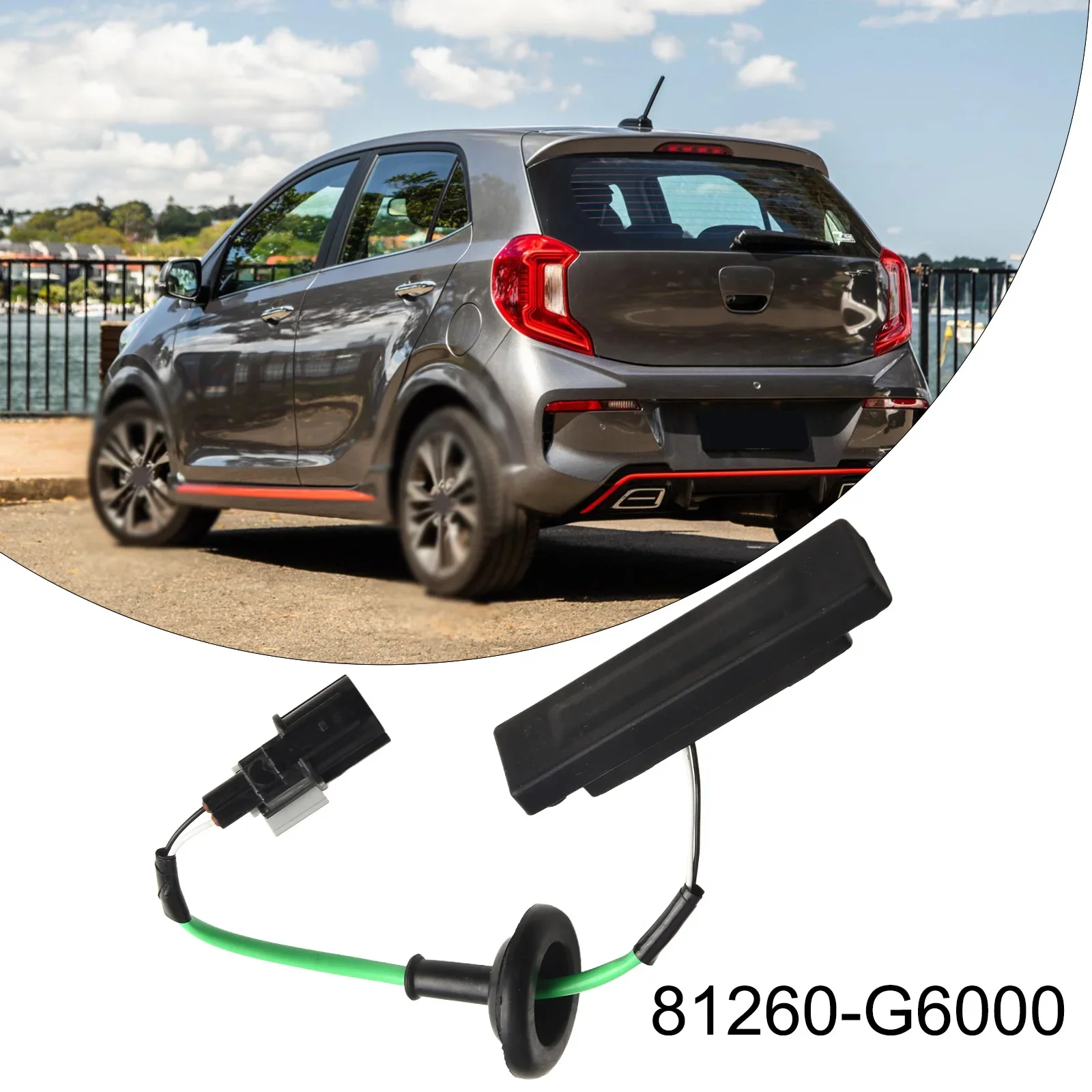 

Pop Compatible Tailgate Trunk Lock Button For Kia Morning For Picanto ACCENT VERNA 2017 2023 Easy Fit Installation