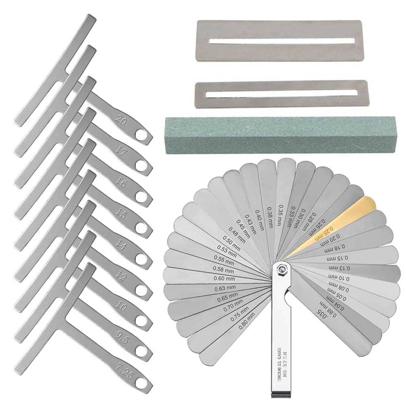 Guitar String Action Ruler Guitar Tools Set Guitar Tool Set Including Sander Radius Gauge String Action Ruler Fingerboard Guards