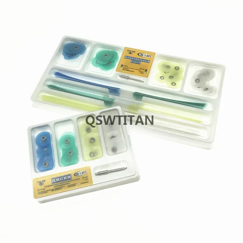 Dental Finishing with Mandrel Set - Polishing Strips for Resin Filling, Dental Supplies for Precision Polishing