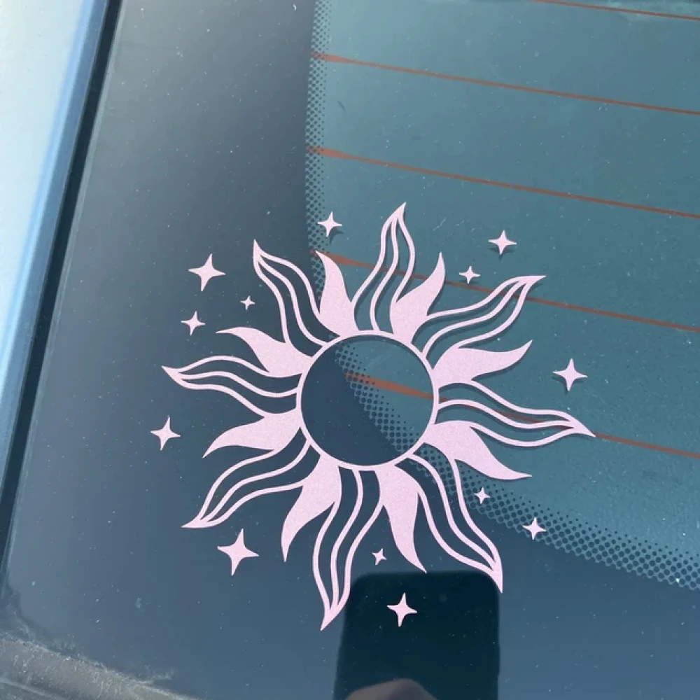 Magic Sun Boho Vinyl Car Decals Waterproof Stickers For Windshield Bumper Auto Tuning Decor Accessories