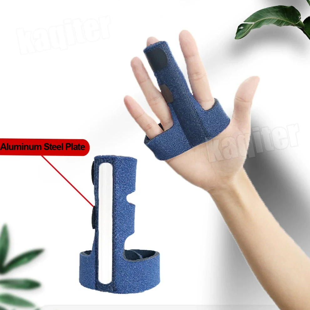 

Шина для поддержки пальцев, регулируемая шина для большого пальца, лента для фиксации пальцев, стальная пластина для выпрямления изогнутого облегчения боли