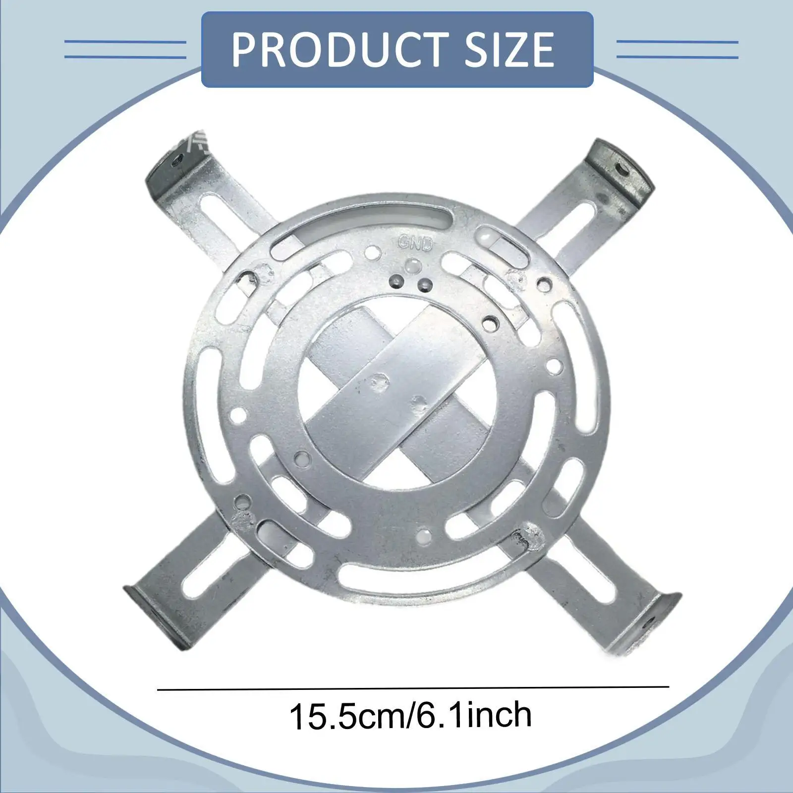 Sturdy Compact Round Light Crossbar Hardware Iron Wall Sconce Chandelier Pendant Light Accessories for Home Ceiling