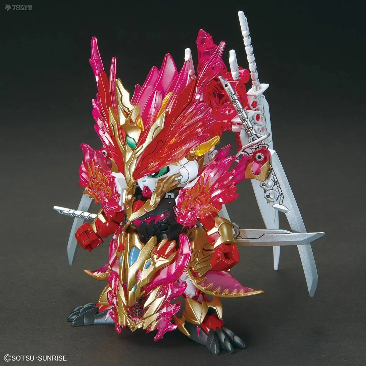 Bandai SDW Heroes Collection Edição Regular Sun Quan Heretic Gao Dahe Yan Xiang Hu Montagem Artesanal Toy Boy Gift