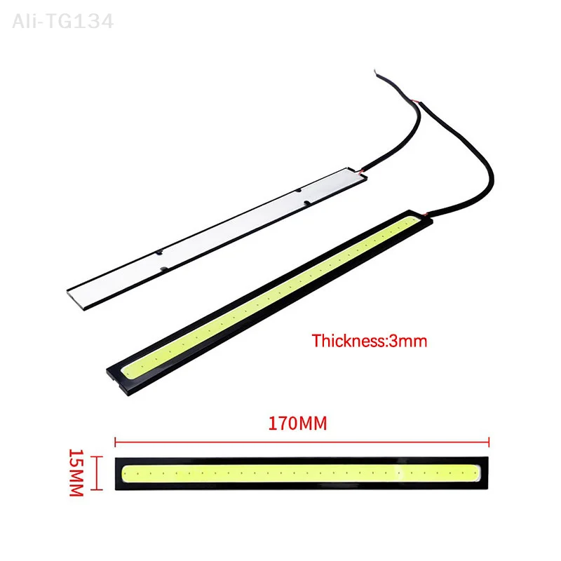 

Super Bright 12V LED Daytime Running Light Strip for Cars Decorative 17cm Light Bar Flexible Strip Lights for Vehicle