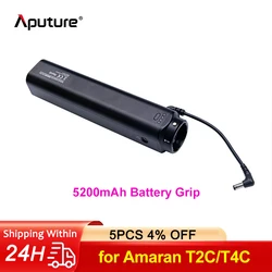 Aputure 5200mAh Battery Grip Power Supply for Amaran T2C/T4C RGB Tube Photography Light Accessories