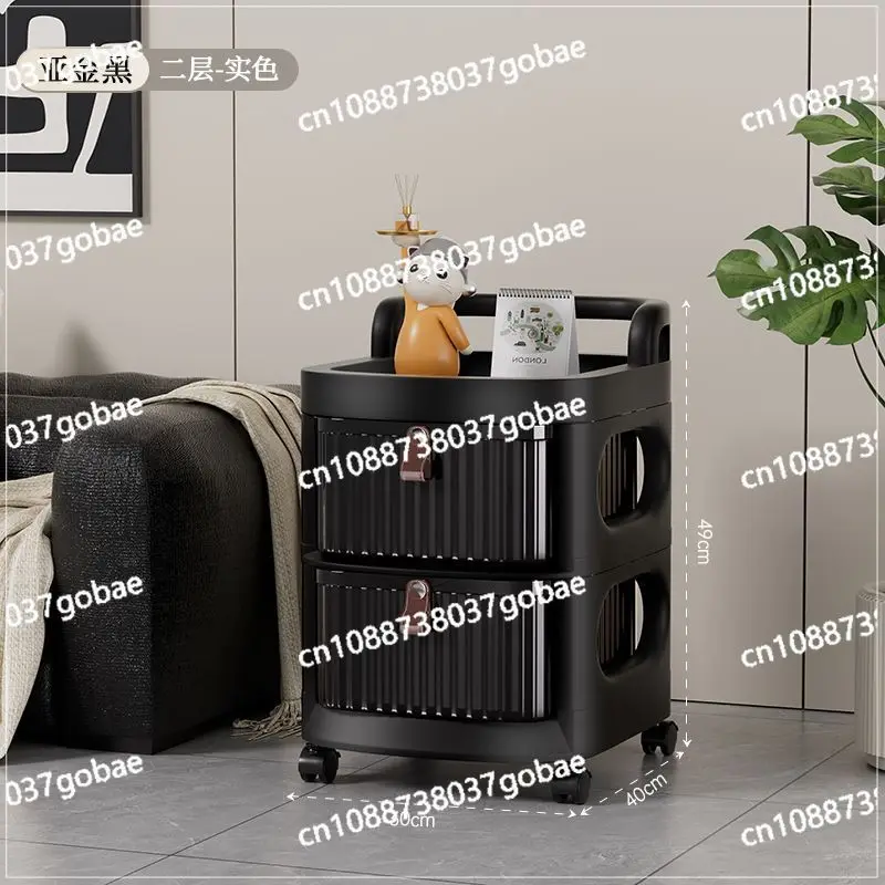 

Тележка для косметики, напольный ящик для закусок, мобильный домашний многослойный шкафчик для хранения вещей