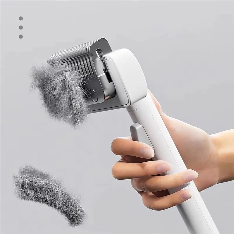 B03C-Hair Removal Comb Grooming Tool With Rounded Edges Anti-Tangle