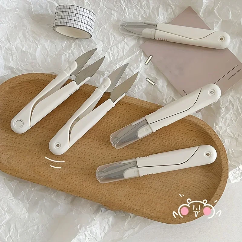 2/4/6 pcsHome Daily Craft Small Scissors Thread Head Fishing Thread Sewing Scissors Cross-stitch Clothing Tailor Scissors