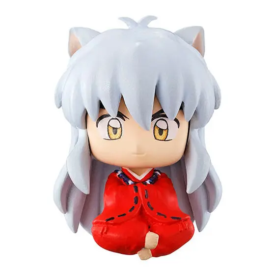 Bandai Inuyasha สายดาต้า, ของเล่นแคปซูลของเล่น Kagome Kikyo Inuyasha Sesshoumaru FIGURE อะนิเมะใหม่เอี่ยมของแท้มีชั้นวางของ