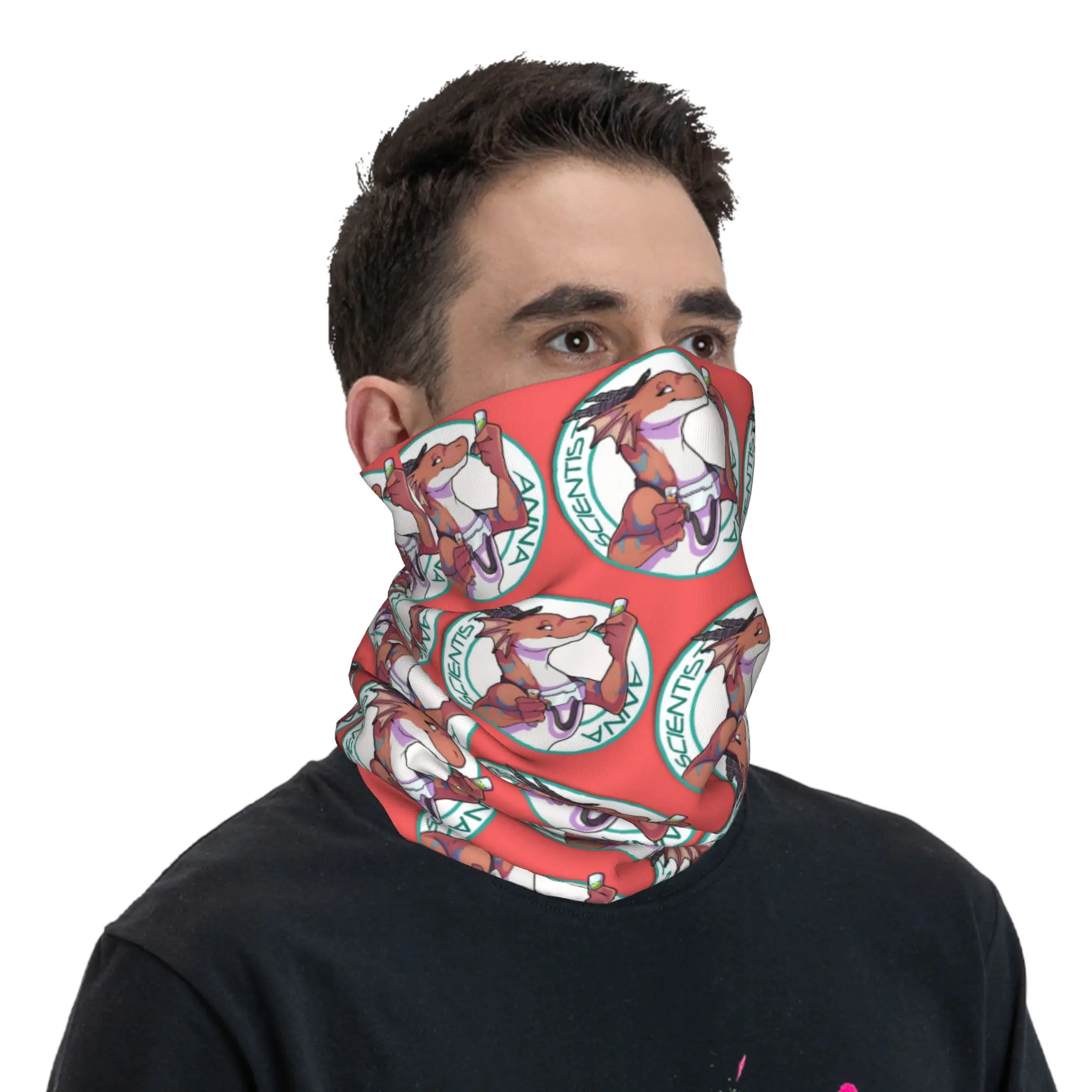 Scientist Anna from Angels with Scaly Wings Bandana Neck Gaiter Printed Mask Scarf Headwear Running Unisex Adult Windproof