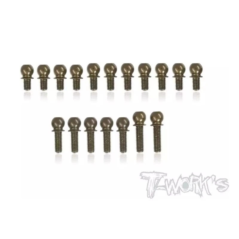 

Original T worksTE-205-T4F'21 7075-T6 Hard Coated Alum.Ball End Set ( For Xray T4F'21 )Professional Rc part