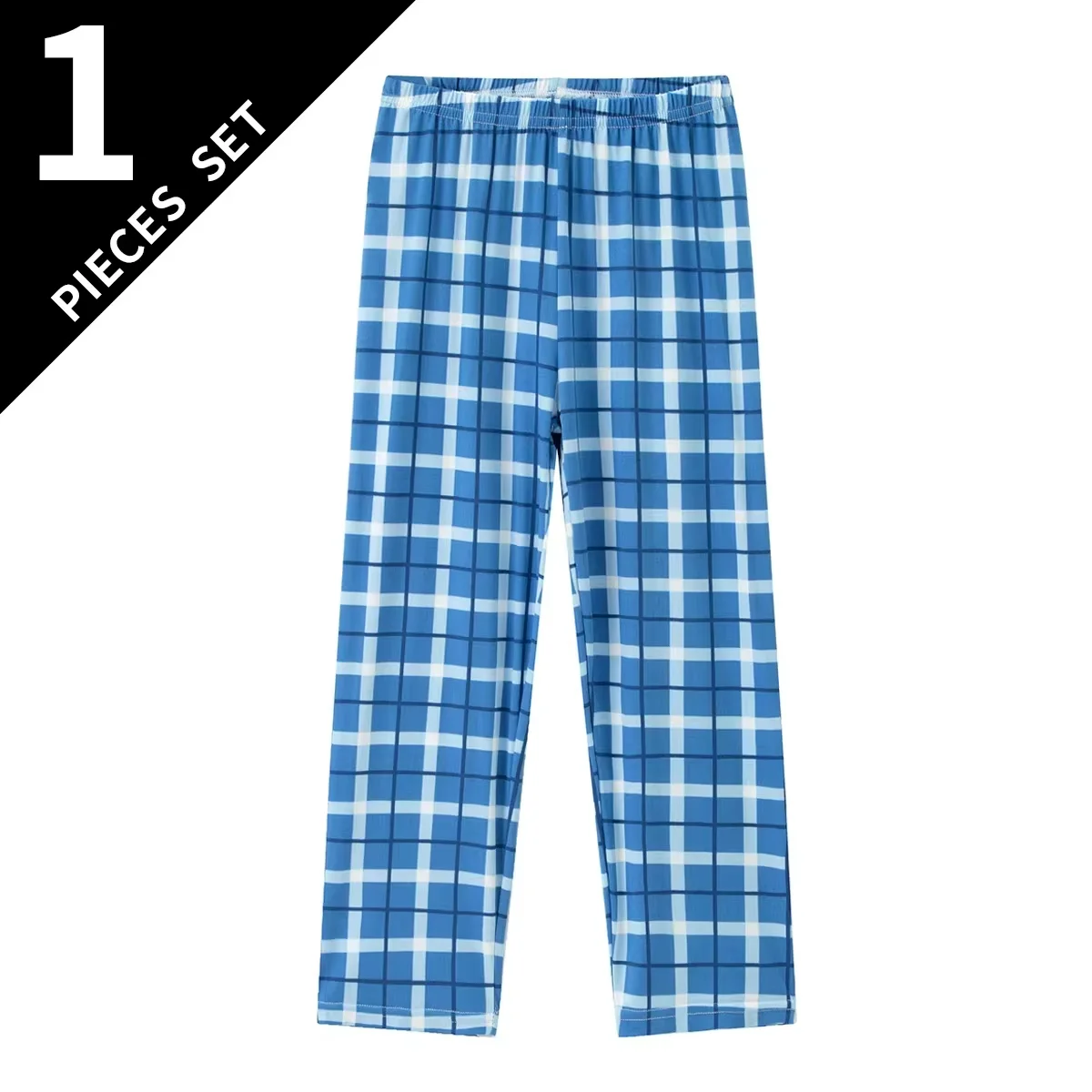 Children's Plaid Pants Men's And Women's Casual Multi-Color Straight Leg Pants Comfortable And Multifunctional For Home Use
