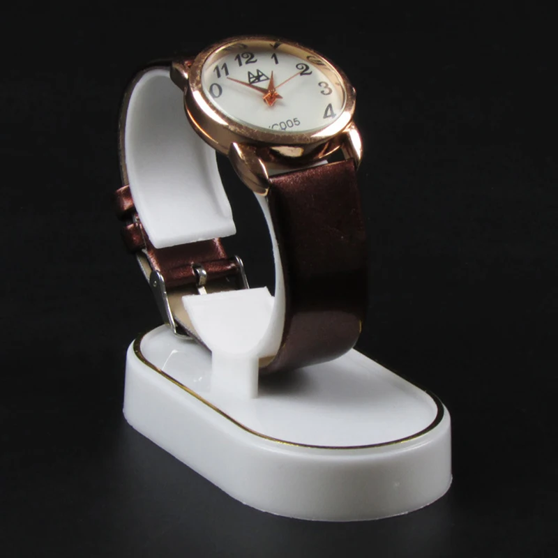 10PCS Jewelry Watch Store Showcase Display Stand Rack Holder Plastic Wrist Watch Display Rack Cigarette Case Holder Show Case image 2