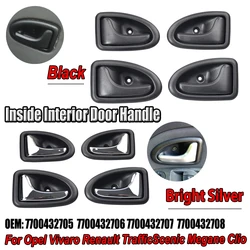 Para Renault Megane Clio Traffic Scenic Opel Vivaro manija de puerta interior izquierda derecha 7700415975 7700432706