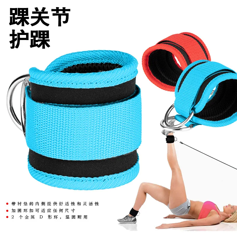 Close-up of adjustable neoprene ankle straps