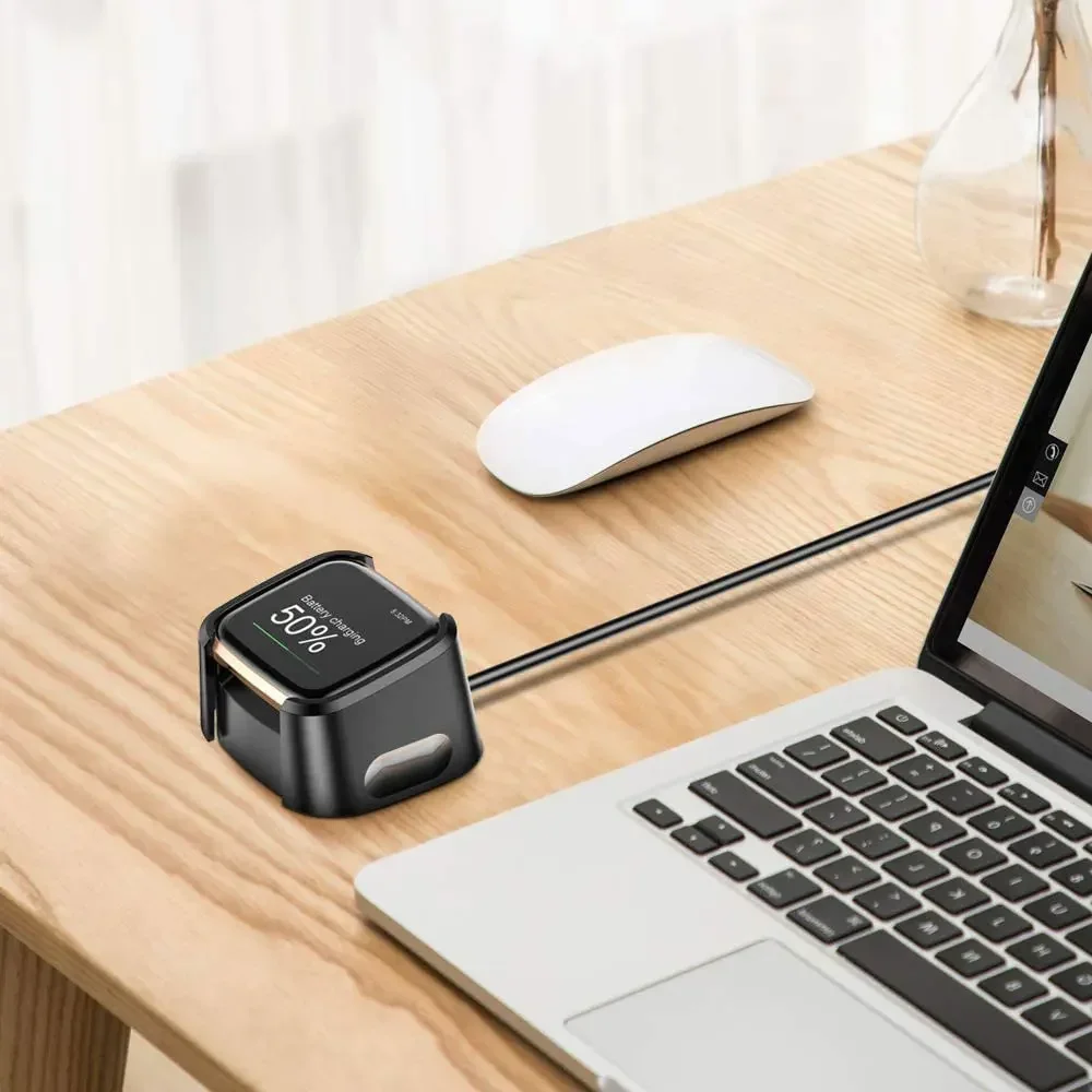 Зарядный кабель 100 см для Fitbit Versa 2, USB-адаптер для зарядного устройства для Fitbit Versa Lite, умные аксессуары