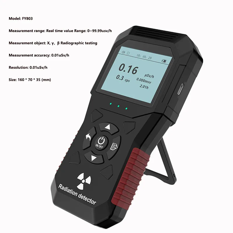 

FY803 Nuclear Radiation Detector βγ X-ray radiation food personal dose alarm instrument Geiger counter