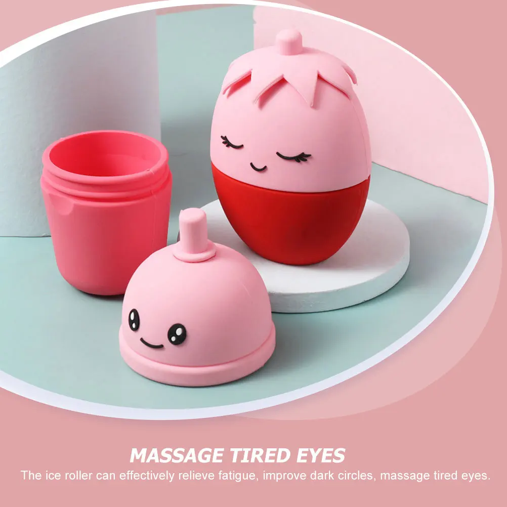 Gezichtsmassage Ijsrooster Schimmel Creatieve Koelroller Huidverzorgingshulpmiddel voor Gezichtslifting Oogmassage Pijnverlichting Herbruikbaar ijs