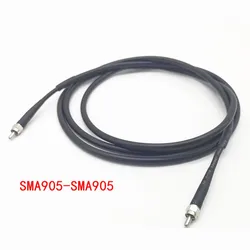 SMA905 Plastic Optical Fiber POF jumper,Core 1mm 980/1000um, Outer jacket 6mm,Metal Connector SMA-SMA,1M/1.5M/2M/3M