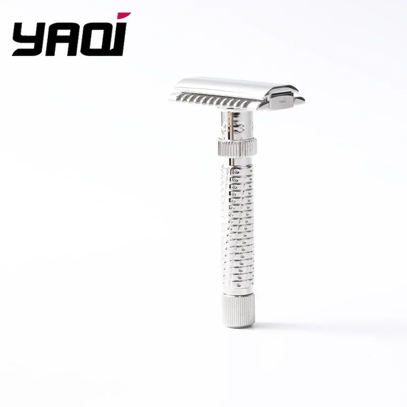 YAQI Adjustable Ultima Open Comb Stainless Steel Men's Safety Razor,Barber-Luxury Grooming Essentials - for Precision Shaving view 6