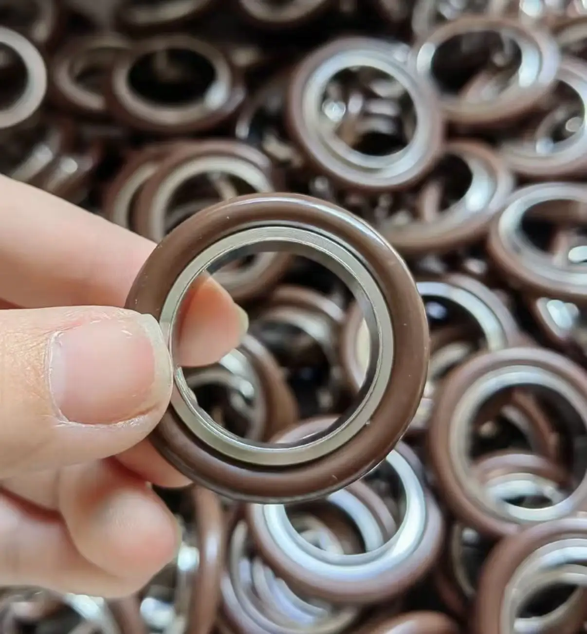 1Pc High Vacuum Bracket Fluororubber O-ring, Center Ring, Bracket Fluororubber Ring ISO/KF63，80,100,125,160,200,250,320,400,500