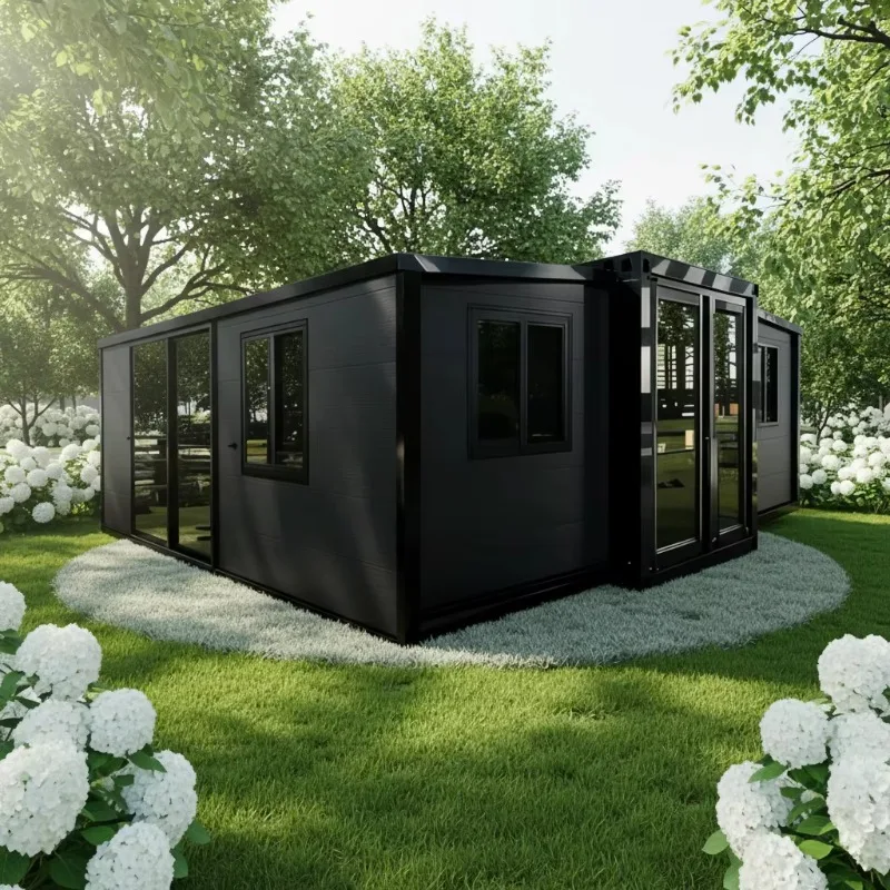 Removable Foldable Container House Detachable Assembly Design Easy Transport Stackable Modular Cabin Multi Scene Application