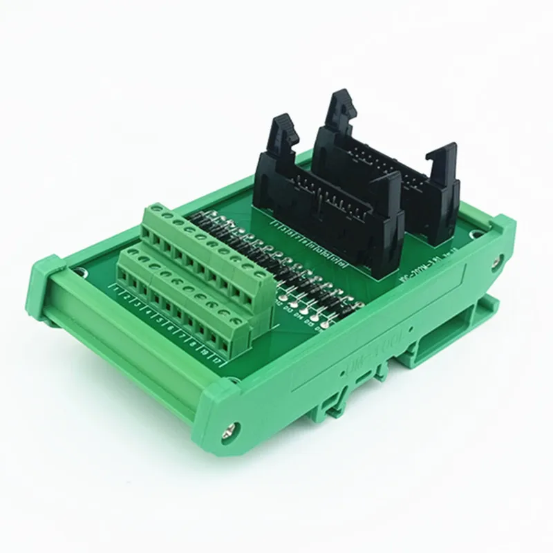 IDC20 Dual Male Header Connector Module, Breakout Board, Terminal Block.