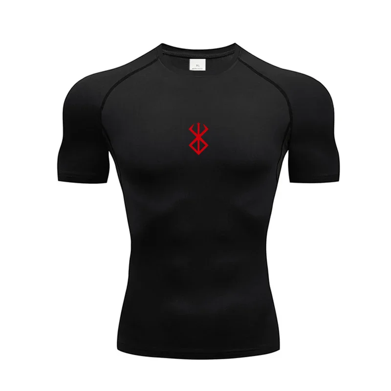Men's Compression Quick-Dry Anime Fitness Set