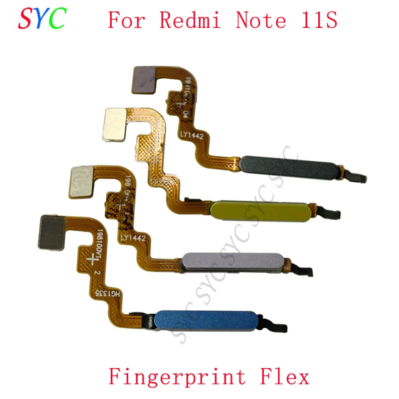 

Original Fingerprint Sensor Button Flex Cable For Xiaomi Redmi Note 11S Power Key Touch Scanner Repair Parts