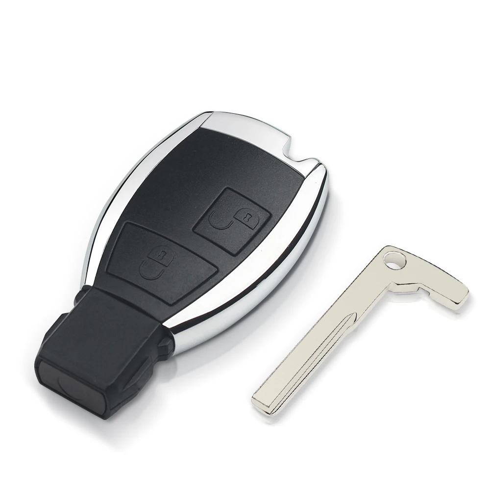 KEYYOU Car Remote Control Key Shell Case For Mercedes Benz A B C E Class W203 W204 W205 W210 W211 W212 W221 Modified Card