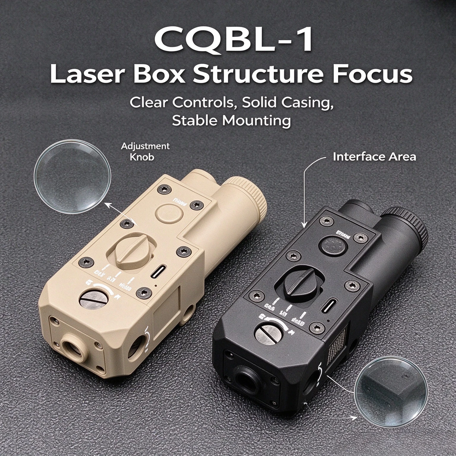CQBL-1 Durable Dual Color Beam Indicator Kit, Adjustable Light Hobby Model Ornament Parts