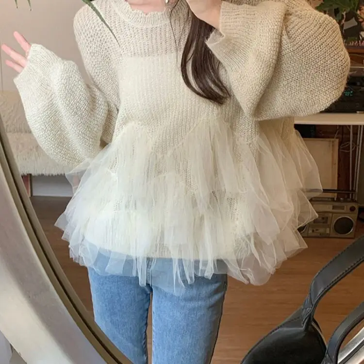 Suéteres Jumpers Jerséis Mujer Y2K Chenille Elegante Boxy Regular Invierno Frío Ártico Animal Suave Lindo Diversión Navidad Vacaciones OL