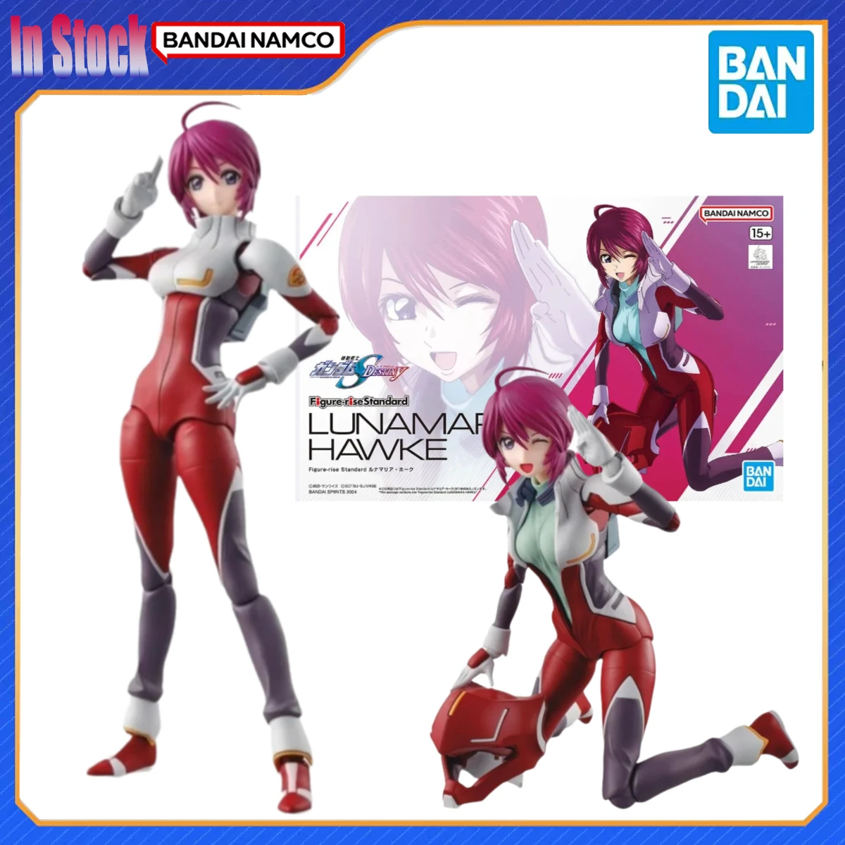 

Оригинальная фигурка Bandai Anime Gumdam, стандартная FRS 1/144 LUNAMARIA HAWKE, наборы моделей экшн-фигурок, детский подарок, игрушки для мальчиков