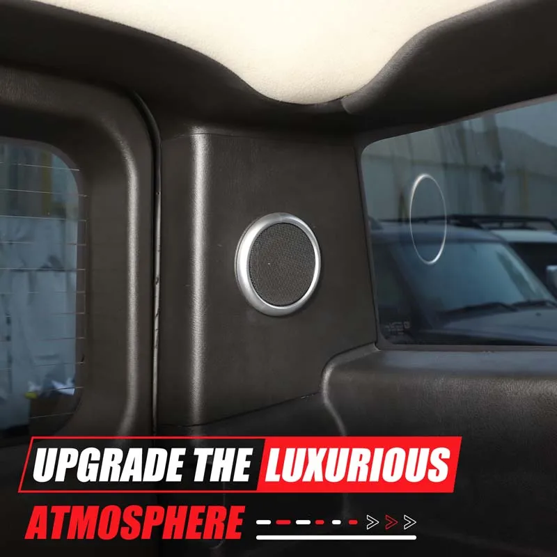 

Для 2003-2007 Hummer H2 кольцо багажника, декоративное кольцо для украшения рожка багажника автомобиля, алюминиевый сплав, серебро 2 шт.