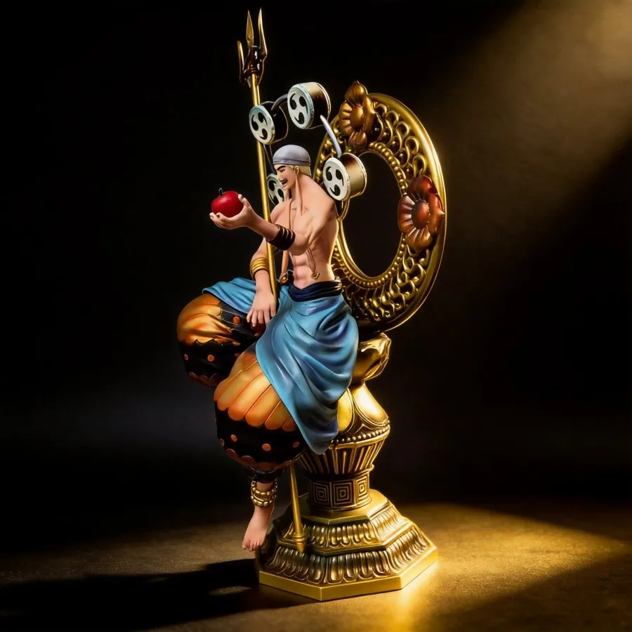 

Cute One Piece Enel (God of Thunder) Statue 38cm Collectible Anime Collection Gift for Fans