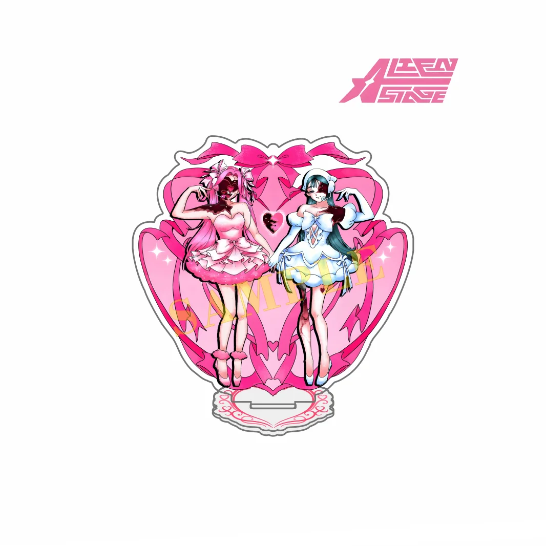 Alien Stage Acrylic Stand Mizi Sua live stage Anime Game Cartoon Cute Exquisite Gift Pendan keychain 13~15CM