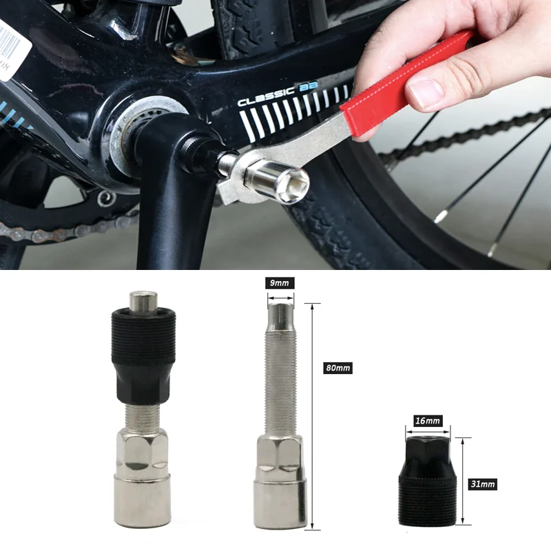 Bicycle Bottom Bracket Removal Socket Cycling Crank Pedal Puller Remover Repair Extractor Bike Universal Removing Tools Parts