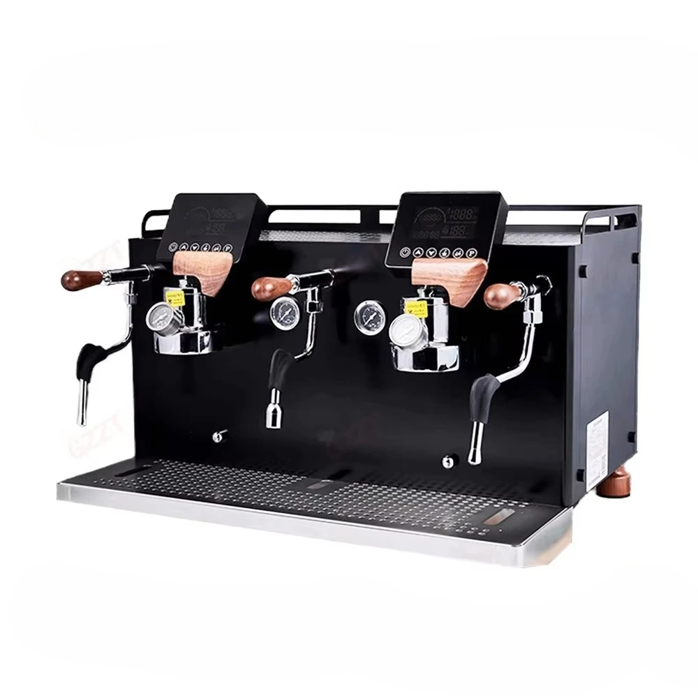 for Factory supply 2 sets of 10L boilers Commercial heavy-duty coffee machine Touch screen coffee machine parameters adjustable