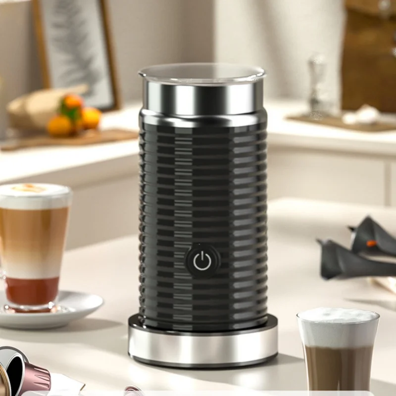 2026 New Upgraded Fully Automatic Milk Frother for Home Use Hot and Cold Coffee Milk Frother Electric Milk Foaming Machine
