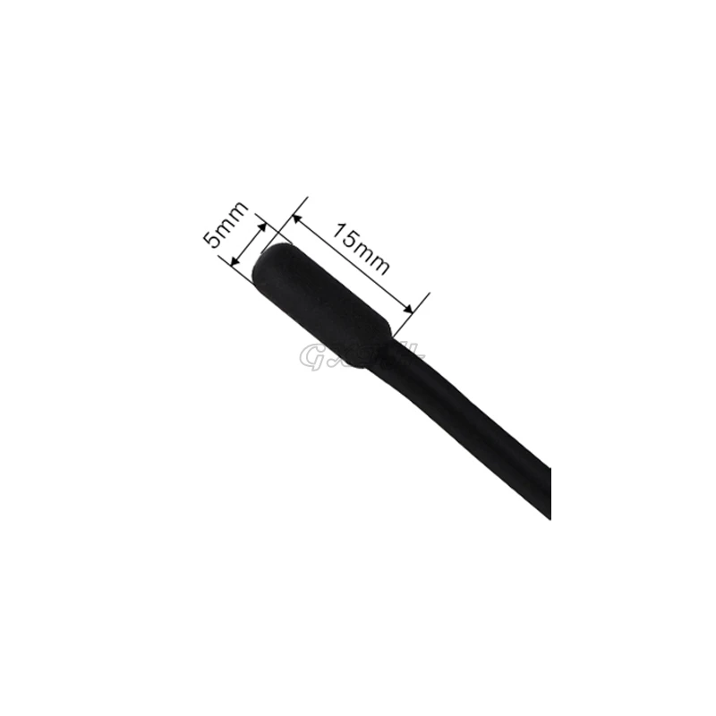 Sensore di temperatura impermeabile TPE termistore NTC10K da 1-5M Sensore di temperatura per stampaggio integrato