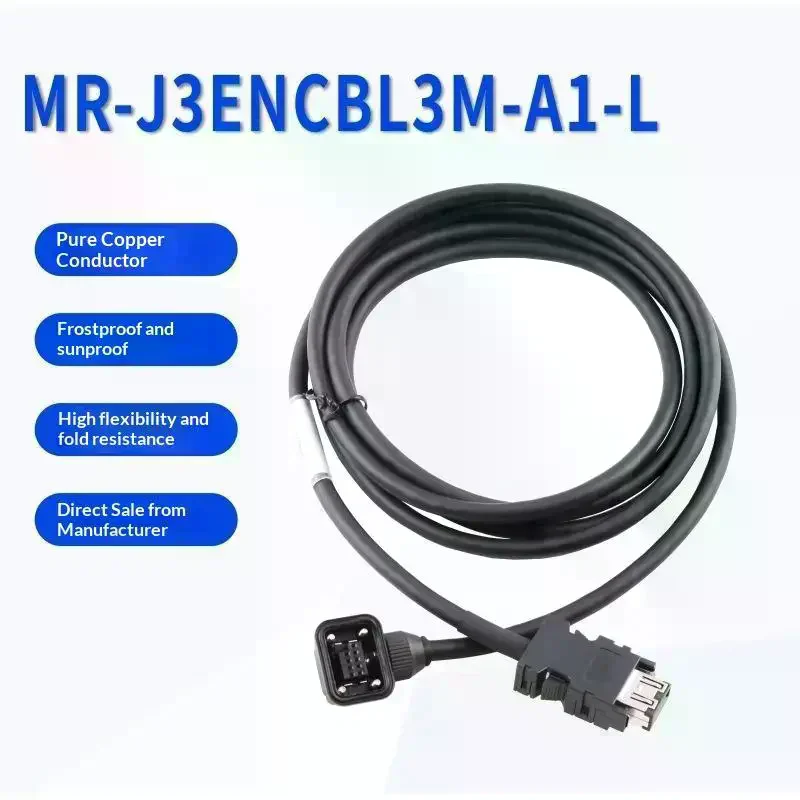 MR-PWS1CBL5M-A1-H Low Power Coding Encoder Servo Cable High Flex Signal Transmission Wire Replacement Cord