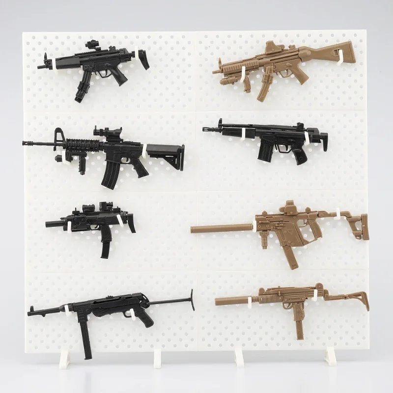 

4D модель пистолета, рамка для дисплея, комбинация солдата, разлагаемая витрина, 8 шт./лот